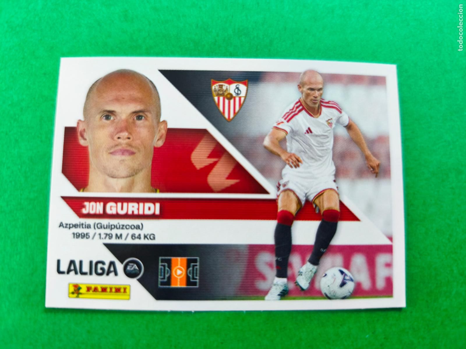 Cromos de f&uacute;tbol: CROMO FUTBOL GURIDI SEVILLA F.C. SIN PEGAR N&ordm; 13 B 2&ordf; EDICI&Oacute;N LIGA ESTE 2026-2027/26-27 PANINI