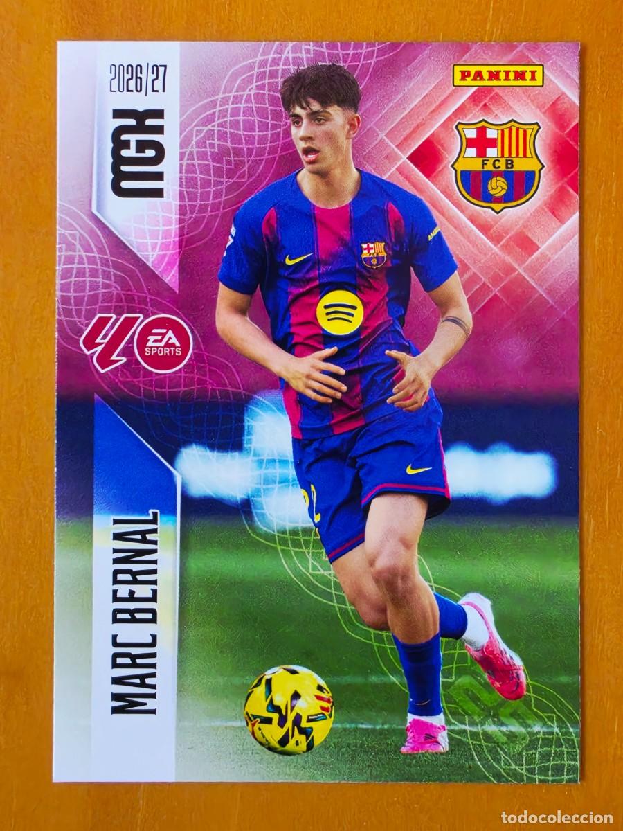 Cromos de f&uacute;tbol: 83 Marc Bernal, FC Barcelona, Panini Megacracks MGK 2026 2027 26 27