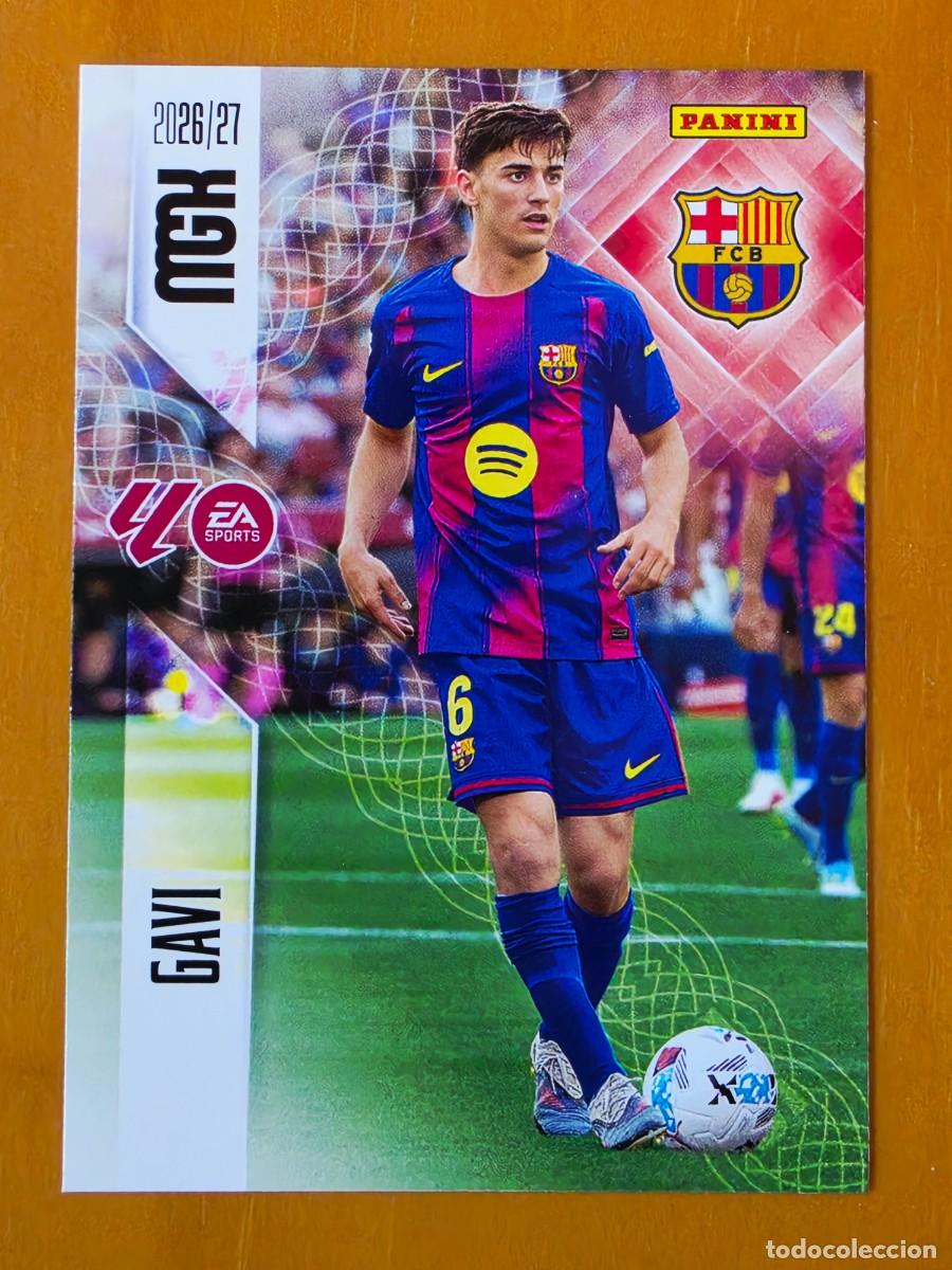 Cromos de f&uacute;tbol: 84 Pablo Gavi, FC Barcelona, Panini Megacracks MGK 2026 2027 26 27