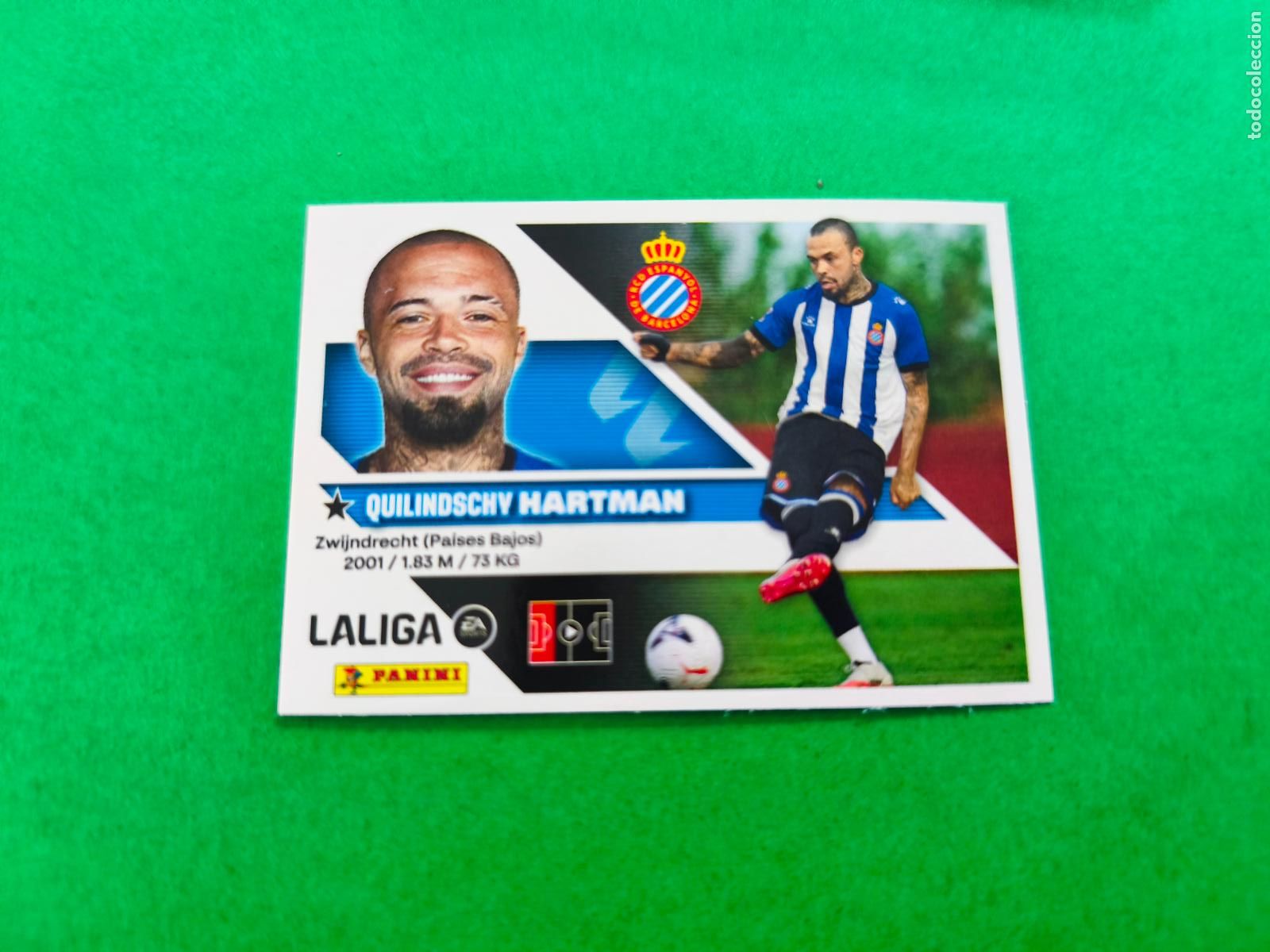 Cromos de f&uacute;tbol: CROMO FUTBOL HARTMAN R.C.D. ESPA&Ntilde;OL SIN PEGAR N&ordm; 10 2&ordf; EDICI&Oacute;N LIGA ESTE 2026-2027/26-27 PANINI