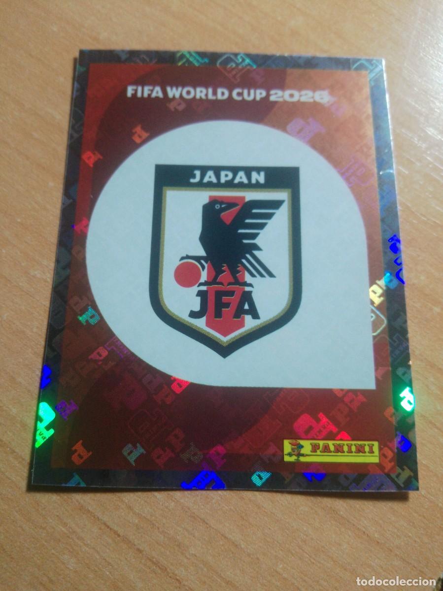 Cromos de f&uacute;tbol: JPN 1 ESCUDO DE JAP&Oacute;N MUNDIAL FIFA WORLD CUP 2026 26 PANINI STICKERS NUEVO
