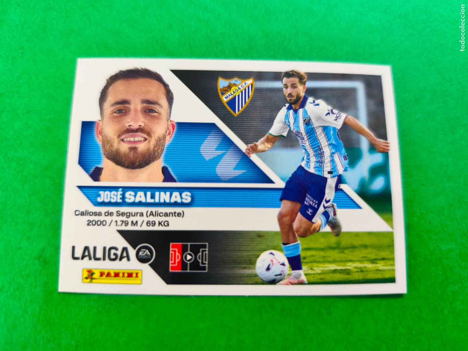 Cromos de f&uacute;tbol: CROMO FUTBOL SALINAS MALAGA C.F. SIN PEGAR N&ordm; 10 2&ordf; EDICI&Oacute;N LIGA ESTE 2026-2027/26-27 PANINI
