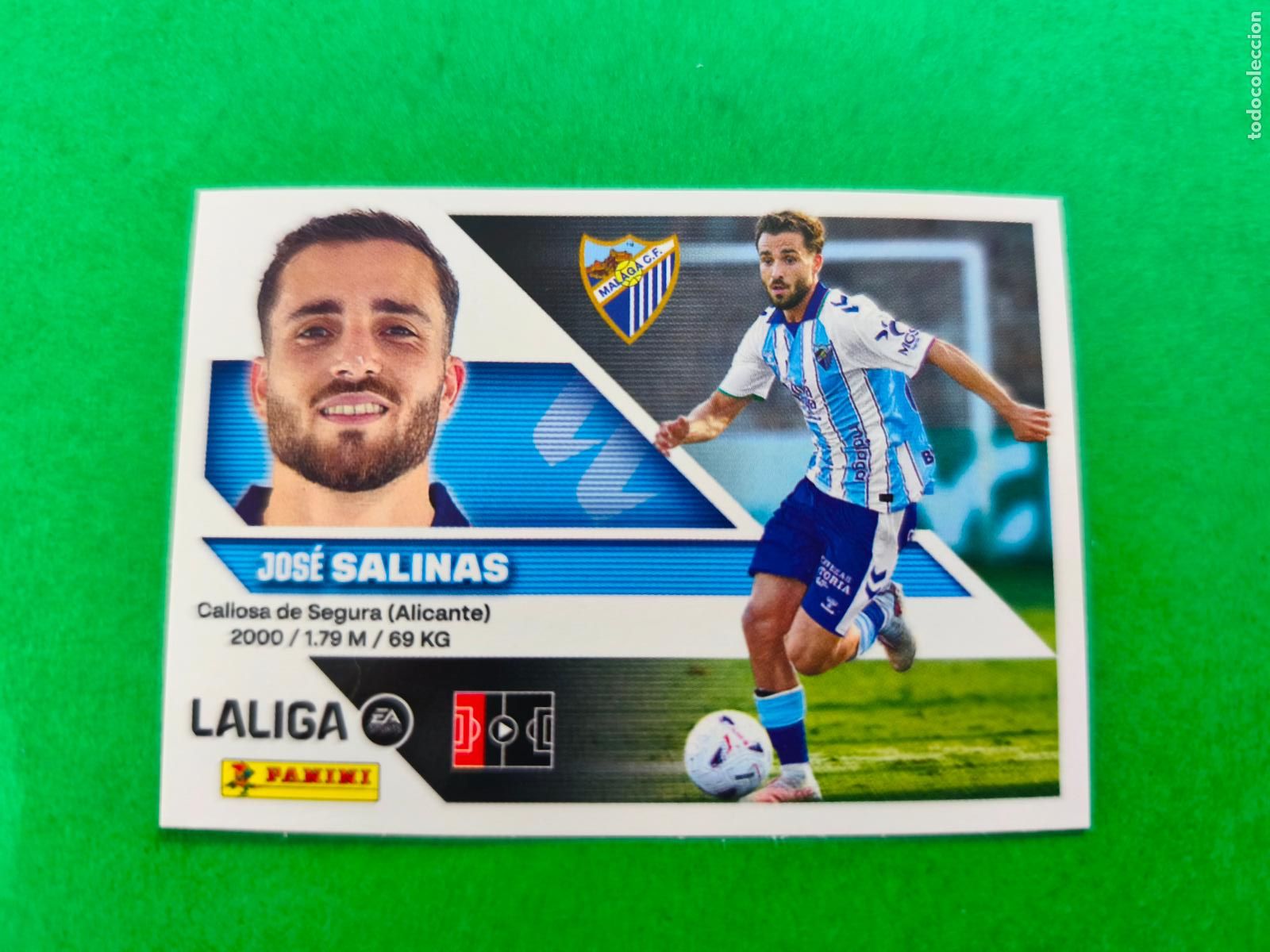Cromos de f&uacute;tbol: CROMO FUTBOL SALINAS MALAGA C.F. SIN PEGAR N&ordm; 10 2&ordf; EDICI&Oacute;N LIGA ESTE 2026-2027/26-27 PANINI