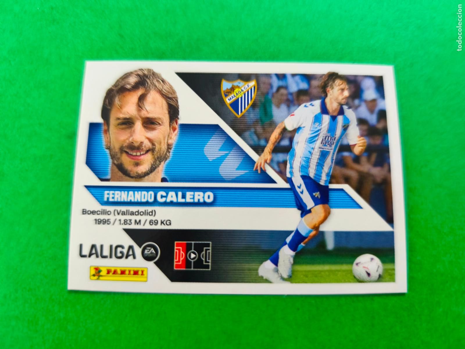 Cromos de f&uacute;tbol: CROMO FUTBOL CALERO MALAGA C.F. SIN PEGAR N&ordm; 7 2&ordf; EDICI&Oacute;N LIGA ESTE 2026-2027/26-27 PANINI