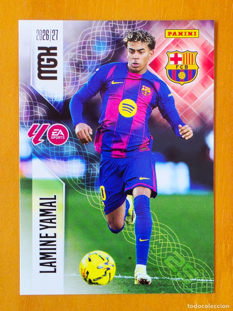 Cromos de f&uacute;tbol: 89 Lamine Yamal, FC Barcelona, Panini Megacracks MGK 2026 2027 26 27