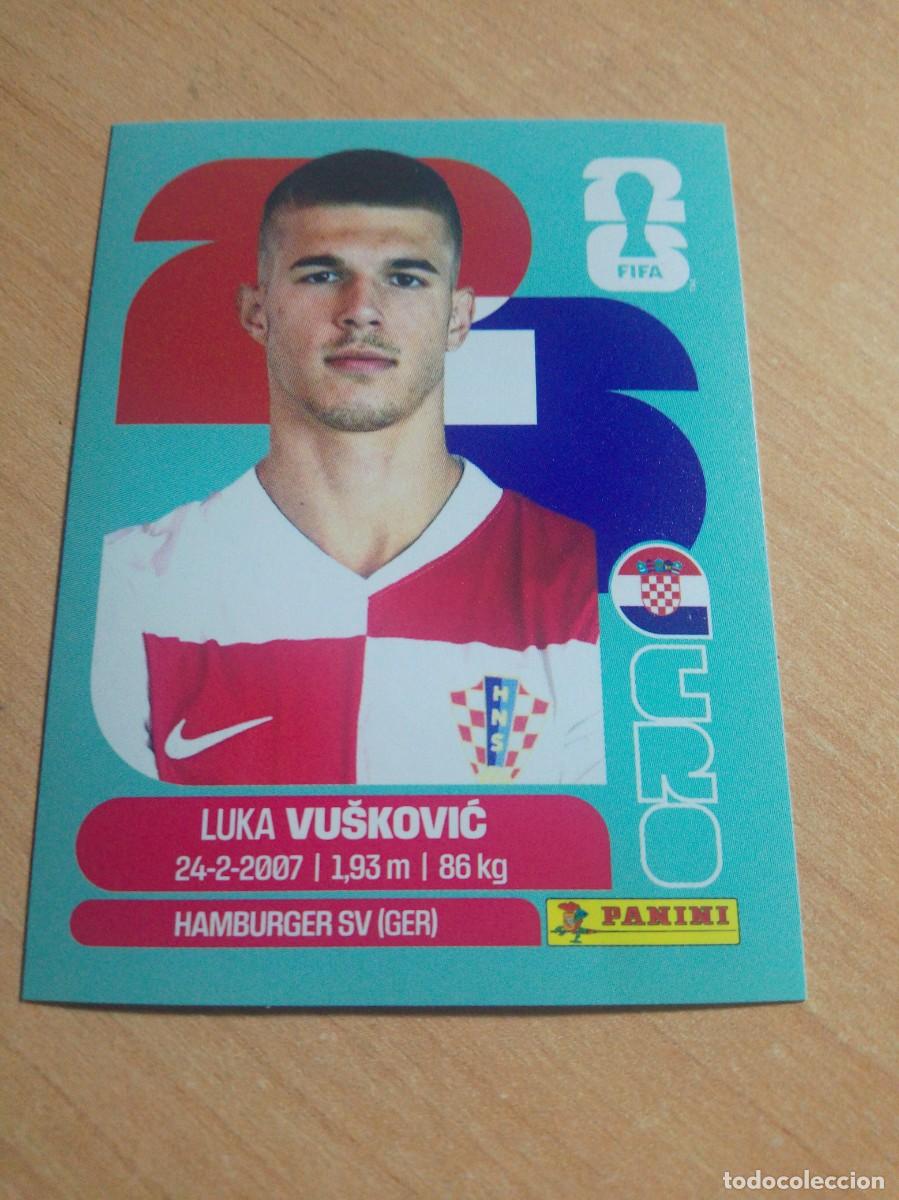 Cromos de f&uacute;tbol: VU&Scaron;KOVIĆ CROACIA CRO 6 MUNDIAL FIFA WORLD CUP 2026 26 PANINI STICKERS NUEVO