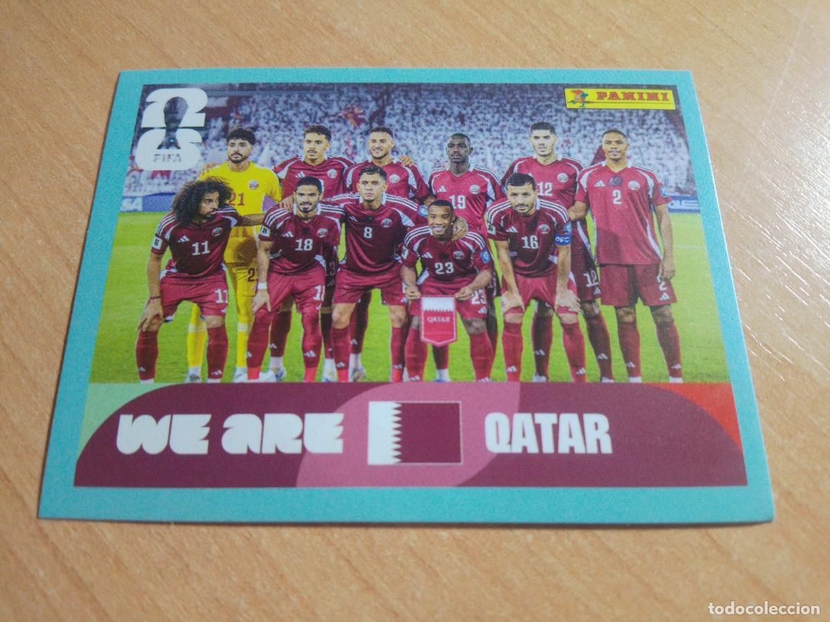 Cromos de f&uacute;tbol: SELECCI&Oacute;N DE QATAR QAT 13 MUNDIAL FIFA WORLD CUP 2026 26 PANINI STICKERS NUEVO