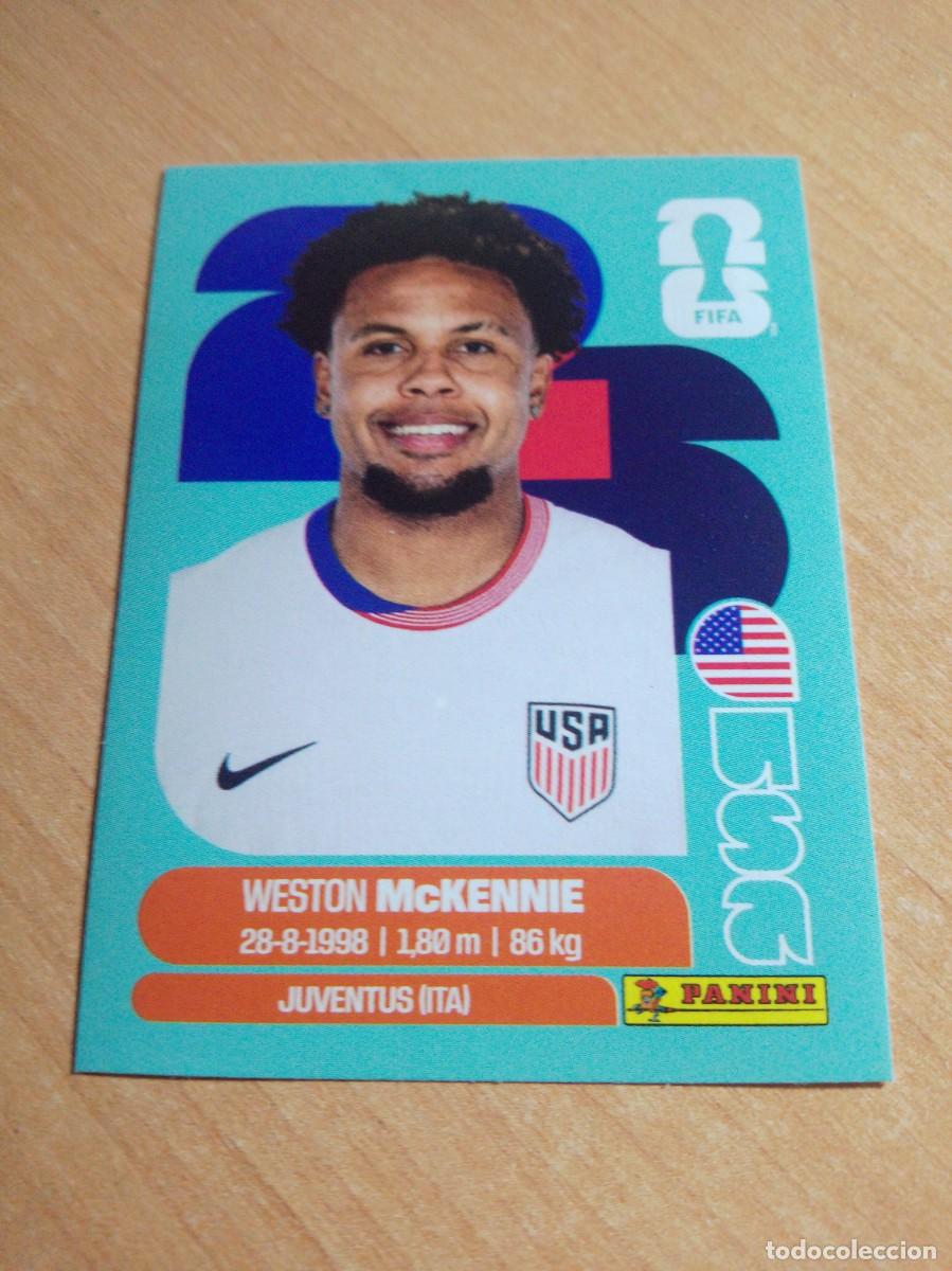 Cromos de f&uacute;tbol: McKENNIE ESTADOS UNIDOS USA 10 MUNDIAL FIFA WORLD CUP 2026 26 PANINI STICKERS NUEVO