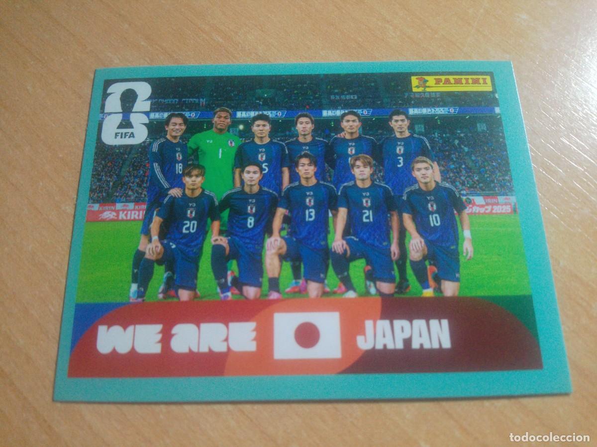 Cromos de f&uacute;tbol: JPN 13 PLANTILLA DE JAPON MUNDIAL FIFA WORLD CUP 2026 26 PANINI STICKERS NUEVO