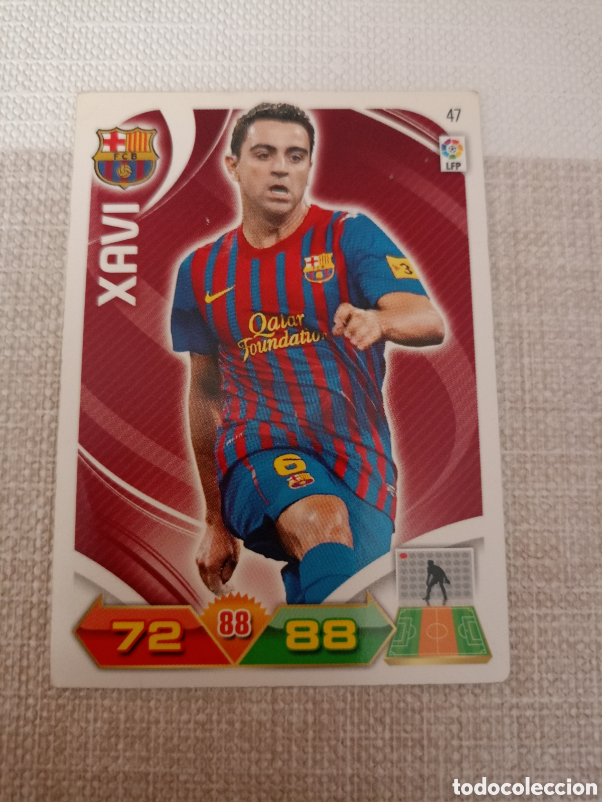 Cromos de f&uacute;tbol: # Barcelona 47 XAVI Adrenalyn 2011-12