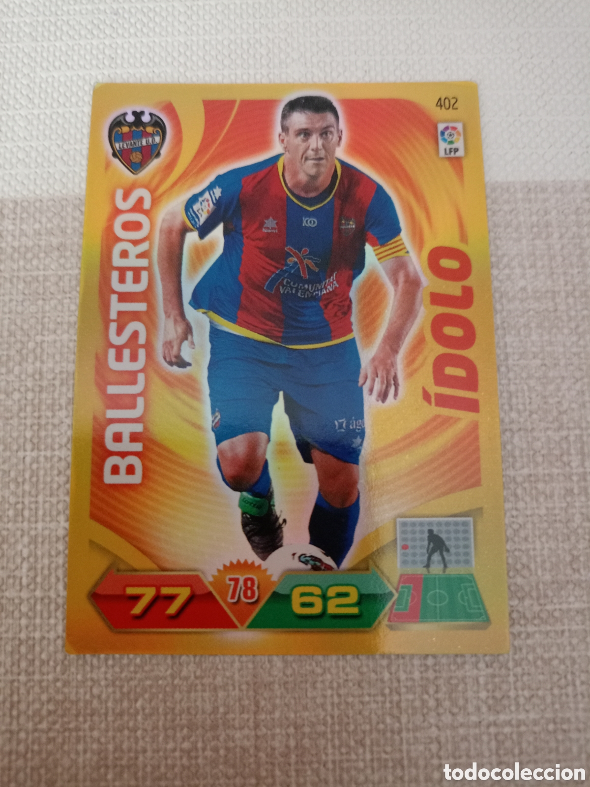 Cromos de f&uacute;tbol: # &Iacute;dolo 402 BALLESTEROS Adrenalyn 2011-12