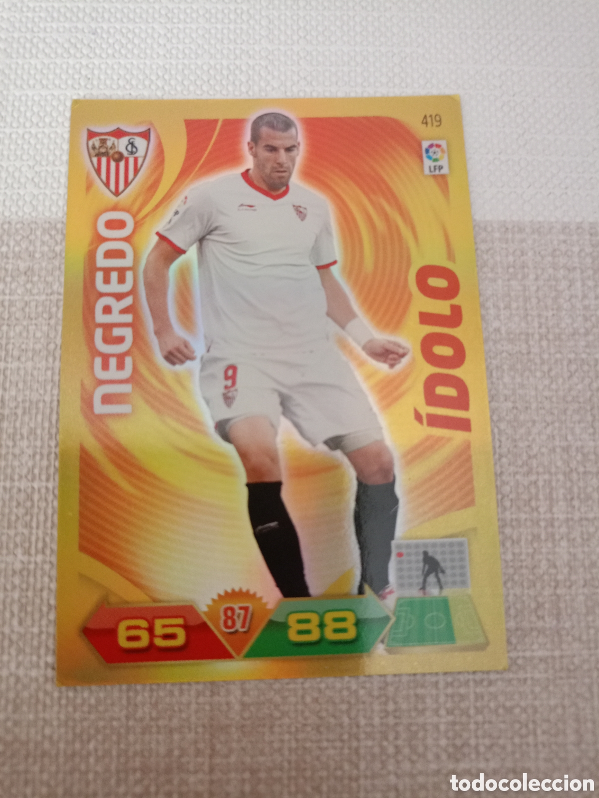 Cartes &agrave; collectionner de Football: # &Iacute;dolo 419 NEGREDO Adrenalyn 2011-12