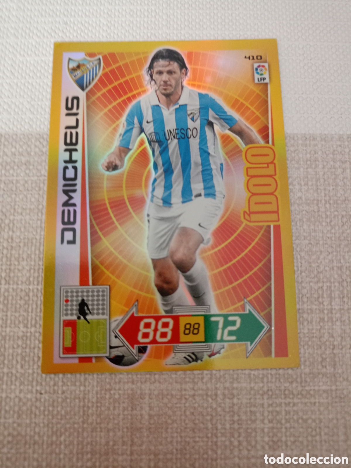 Cartes &agrave; collectionner de Football: # &Iacute;dolo 410 DEMICHELIS Adrenalyn 2012-13