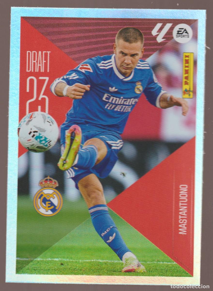 Cromos de f&uacute;tbol: Panini Draft 23 - No 16 Mastantuono Liga Este