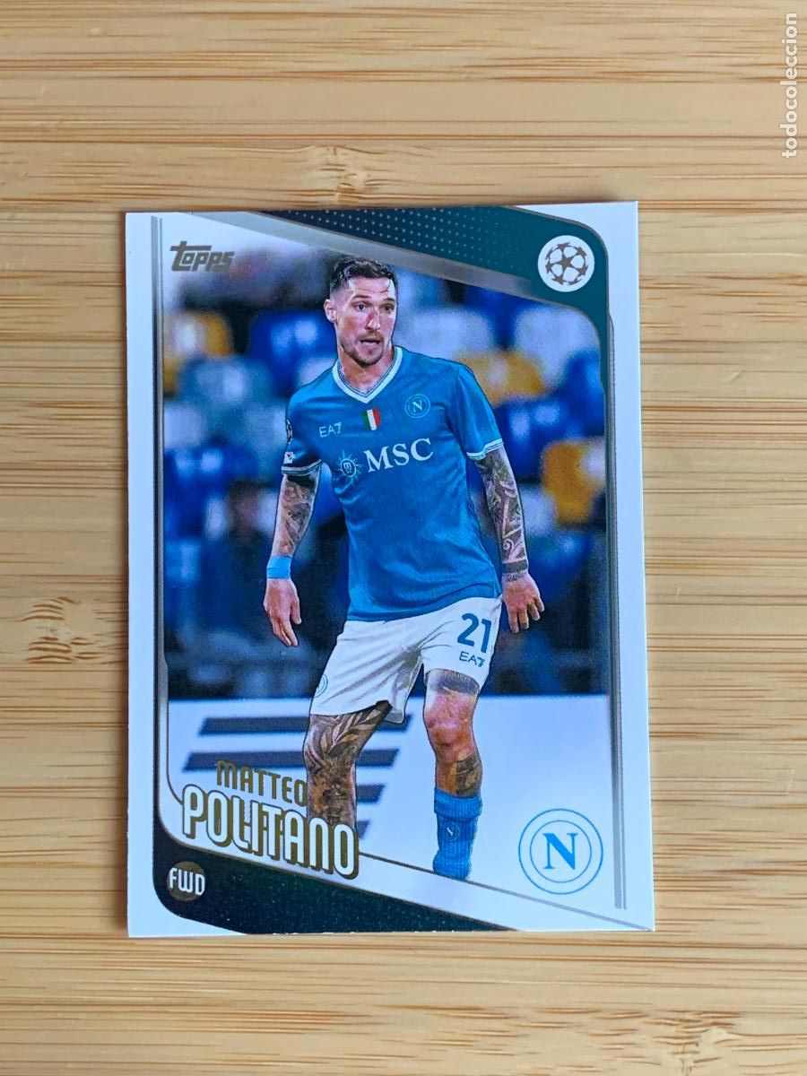 Cromos de f&uacute;tbol: MATTEO POLITANO - SSC NAPOLI - TOPPS UCC - 2025 2026