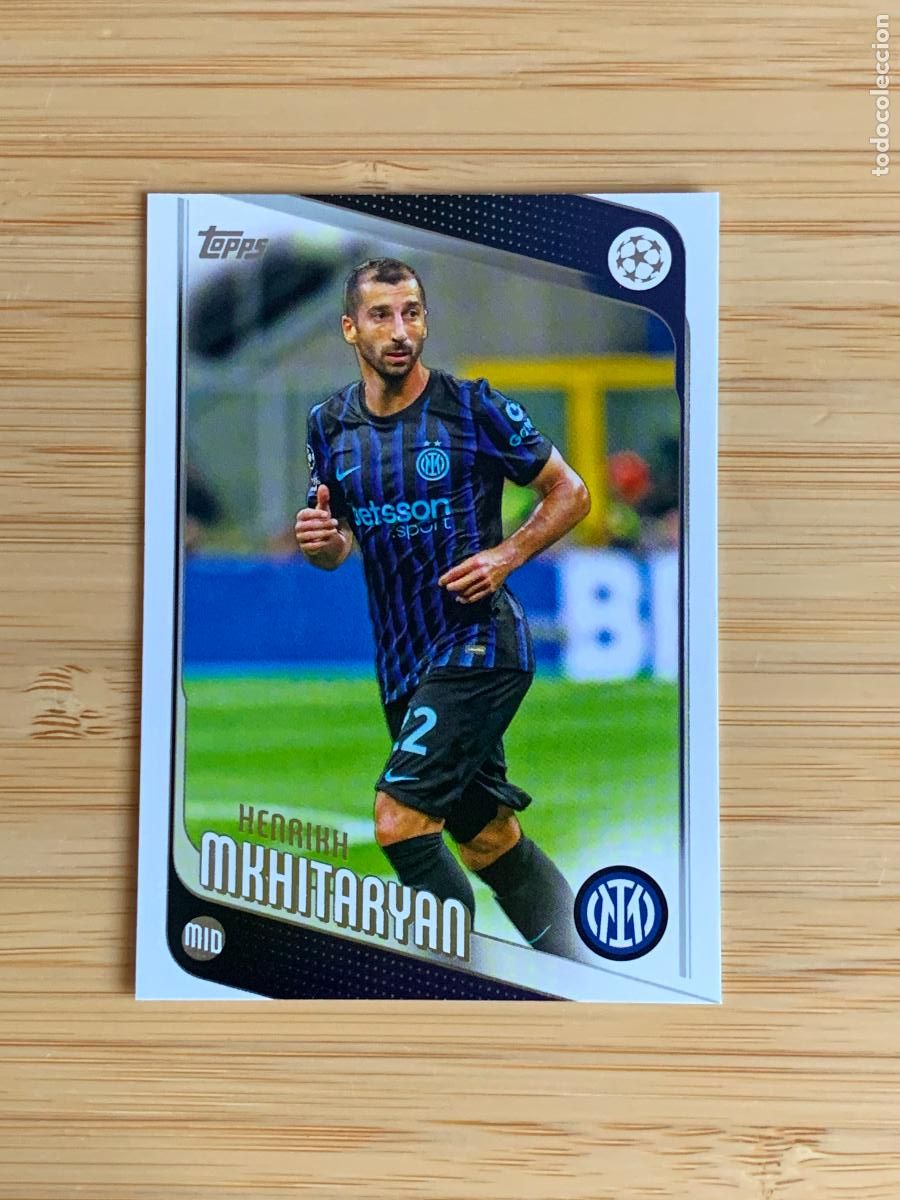 Cromos de f&uacute;tbol: HENRIKH MKHITARYAN - INTER MILAN - TOPPS UCC - 2025 2026