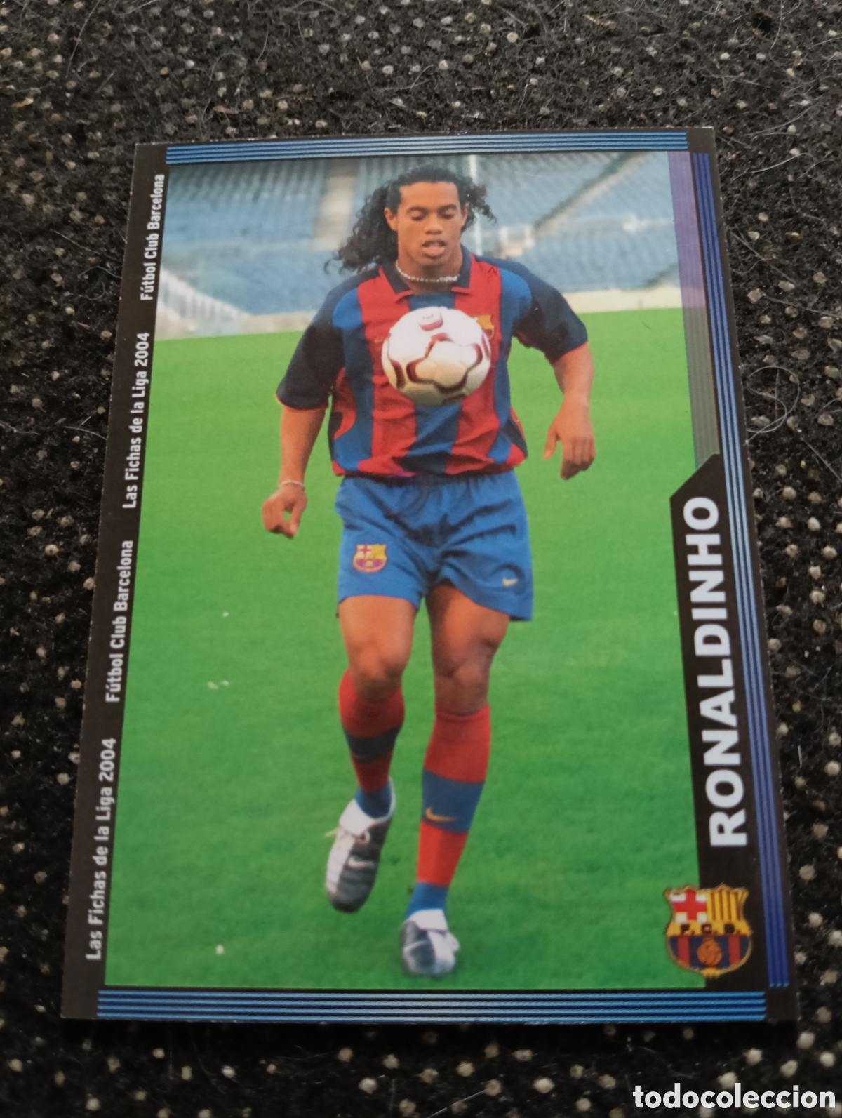 Cromos de f&uacute;tbol: CROMO N&ordm; 154 RONALDINHO F.C. BARCELONA MUNDICROMO 2003 2004 03-04. Buen estado