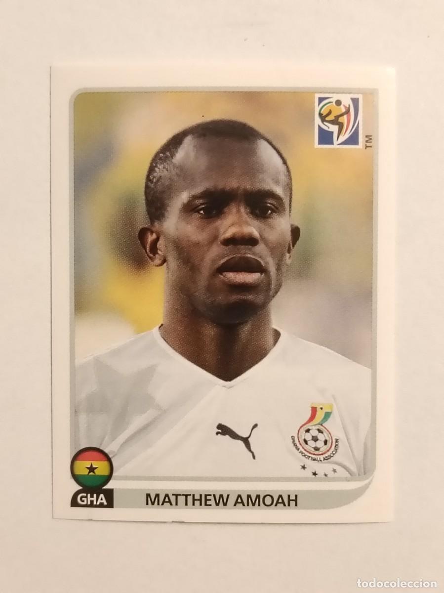 Figurine di Calcio: #332 MATTHEW AMOAH (GHANA) MUNDIAL SUDAFRICA 2010 PANINI