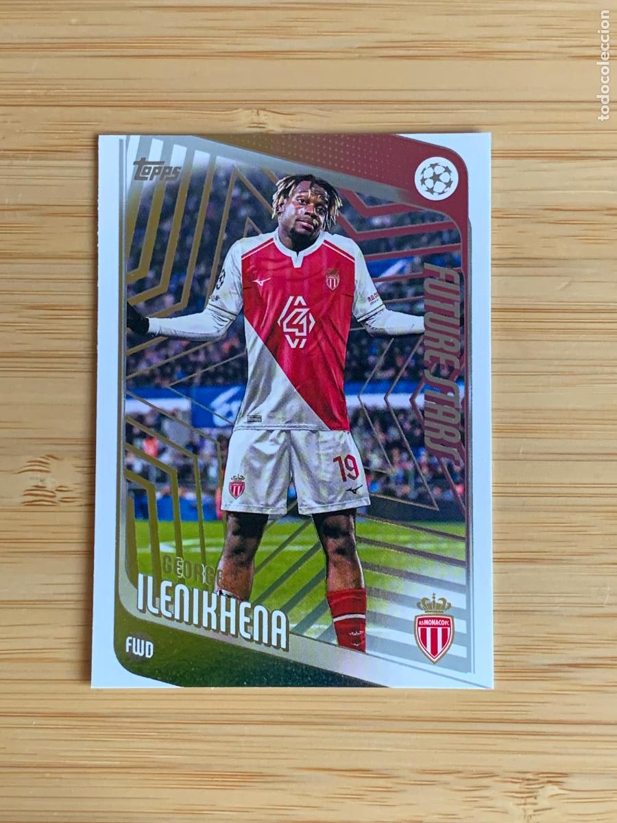 Cromos de Futebol: GEORGE ILENIKHENA - AS MONACO - TOPPS UCC - 2025 2026