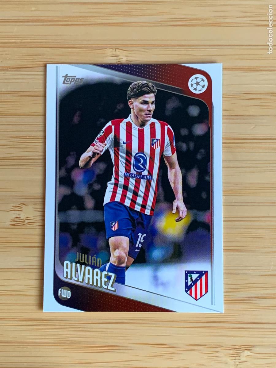 Cromos de Futebol: JULI&Aacute;N ALVAREZ - ATLETICO MADRID - TOPPS UCC - 2025 2026