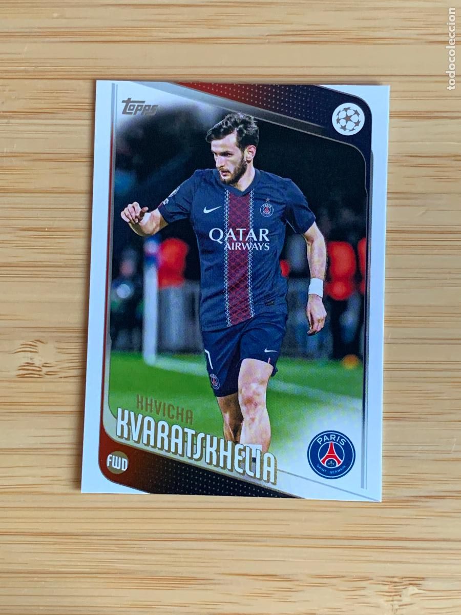 Cromos de Futebol: KHVICHA KVARATSKHELIA - PSG - TOPPS UCC - 2025 2026