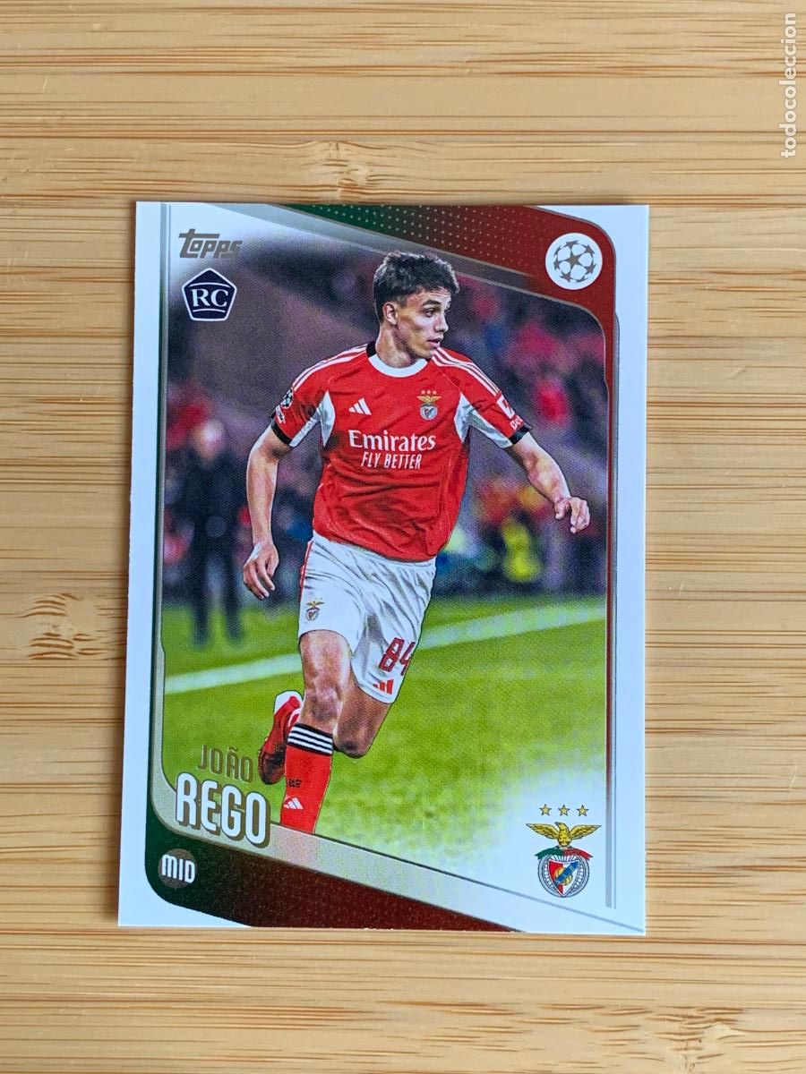 Cromos de Futebol: JOAO REGO - SL BENFICA- TOPPS UCC - 2025 2026