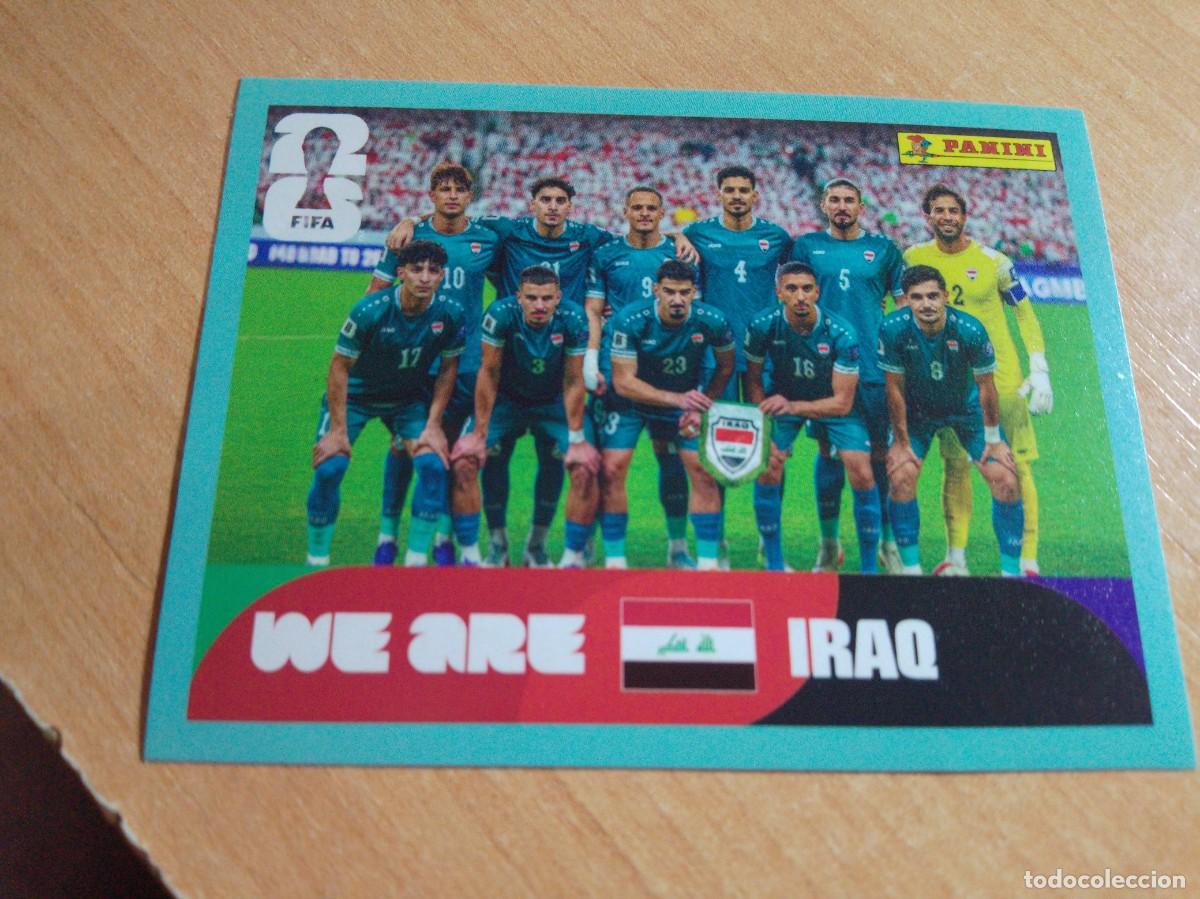 Cromos de f&uacute;tbol: SELECCION DE IRAQ IRQ 13 MUNDIAL FIFA WORLD CUP 2026 26 PANINI STICKERS NUEVO