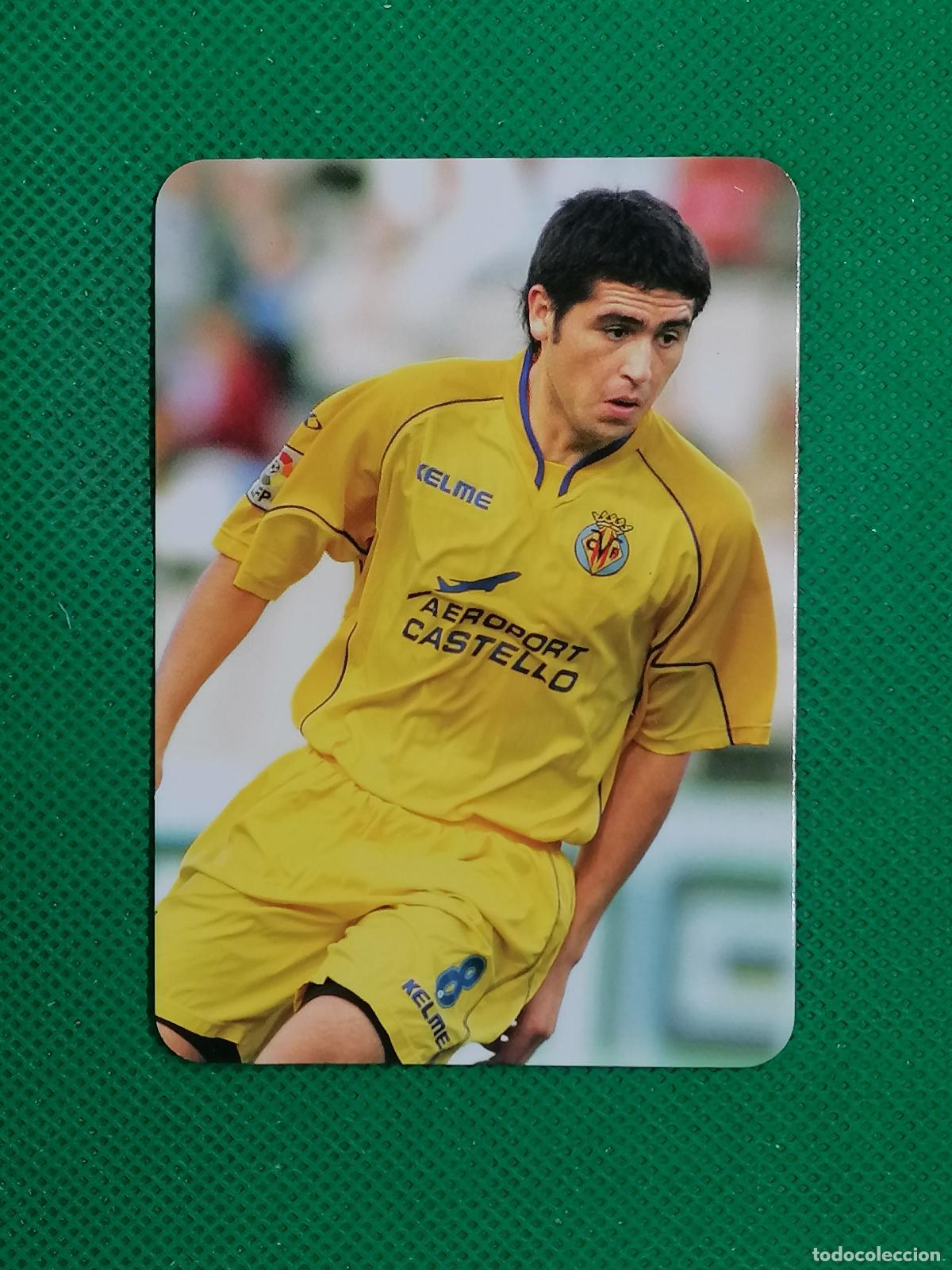 Cromos de f&uacute;tbol: 81 RIQUELME EL MEJOR 2005 VILLARREAL ⚽ MUNDICROMO LAS FICHAS DE LA LIGA 05 06 2005 2006 ⚽