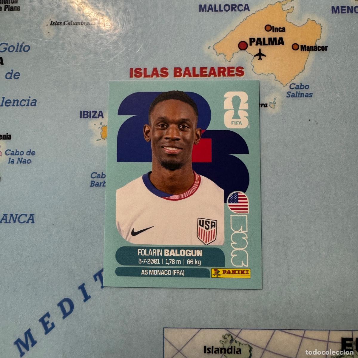 Cromos de f&uacute;tbol: Estados Unidos n&uacute;mero 20 cromo panini Mundial Fifa World Cup 2026