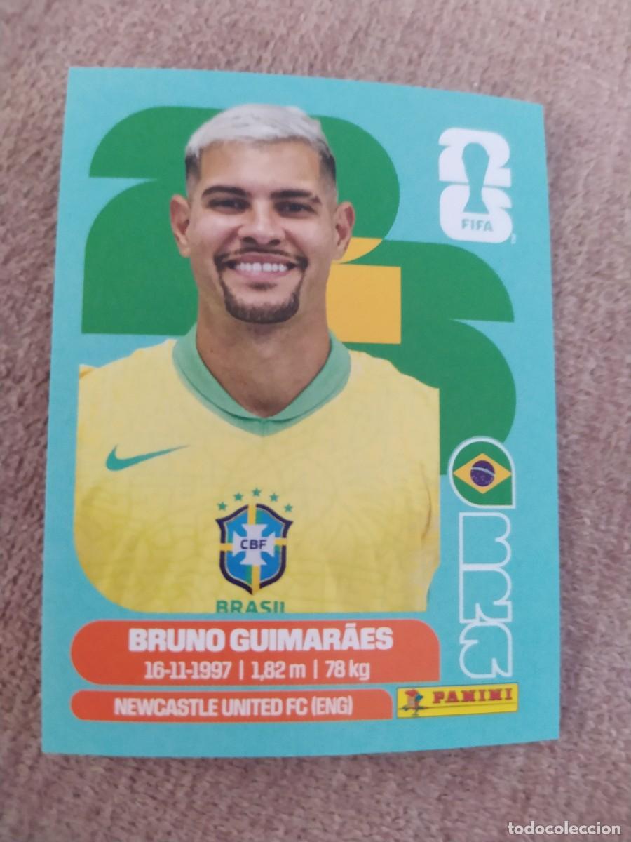 Cromos de f&uacute;tbol: BRA 11 BRA11 BRUNO GUIMARAES Brasil Mundial 2026 Panini