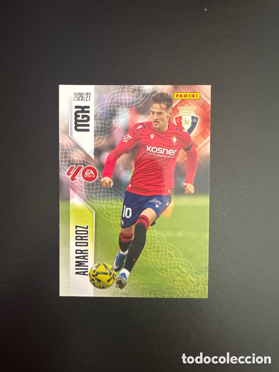 Cromos de f&uacute;tbol: AIMAR OROZ OSASUNA N&Uacute;MERO 266 MEGACRACKS 2026 2027