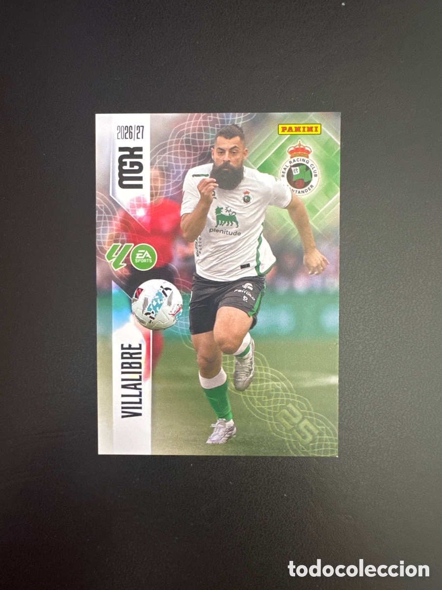 Cromos de f&uacute;tbol: VILLALIBRE RACING DE SANTANDER N&Uacute;MERO 287 MEGACRACKS 2026 2027