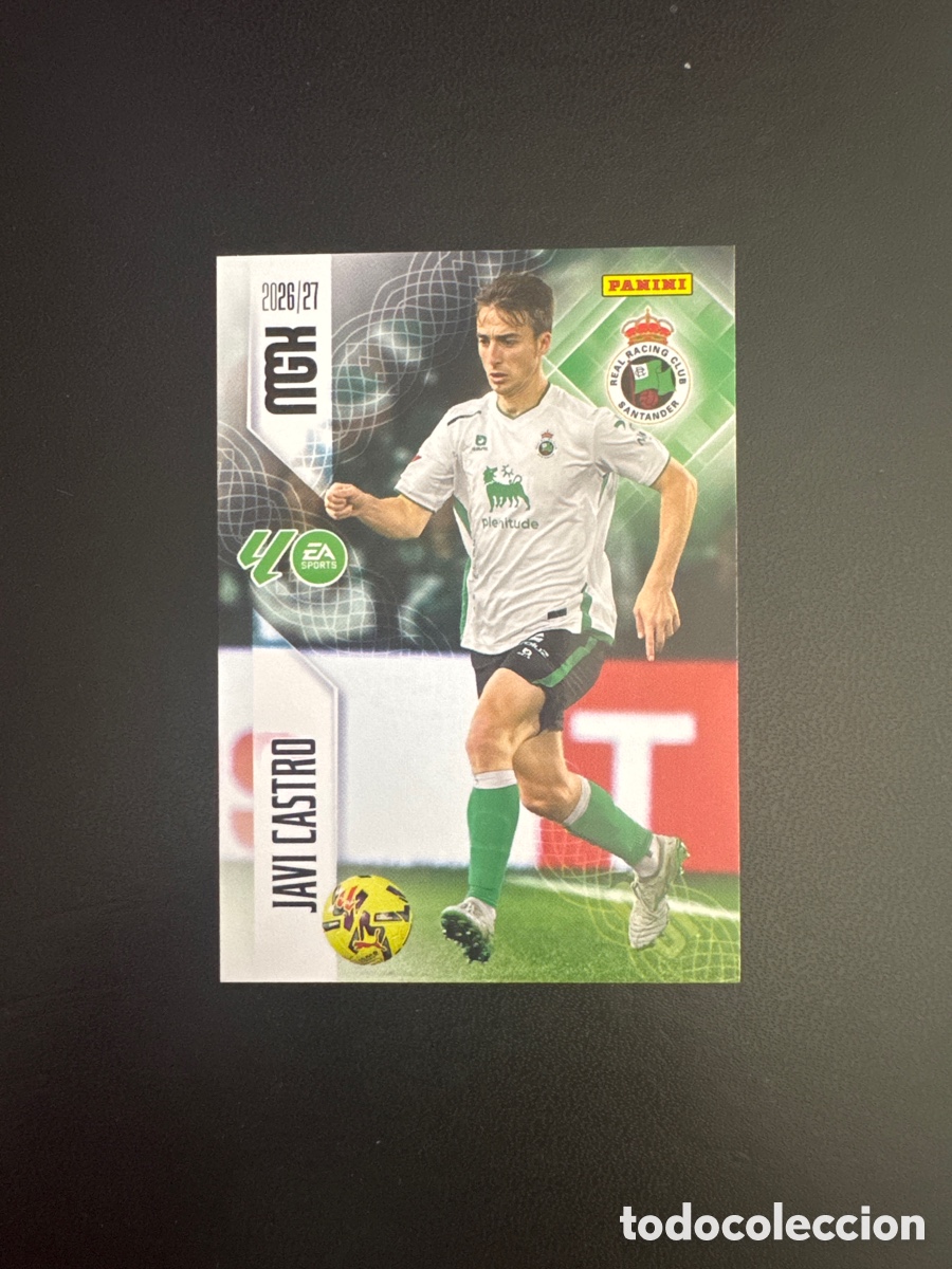 Cromos de f&uacute;tbol: JAVI CASTRO RACING DE SANTANDER NUMERO 277 MEGACRACKS 2026 2027
