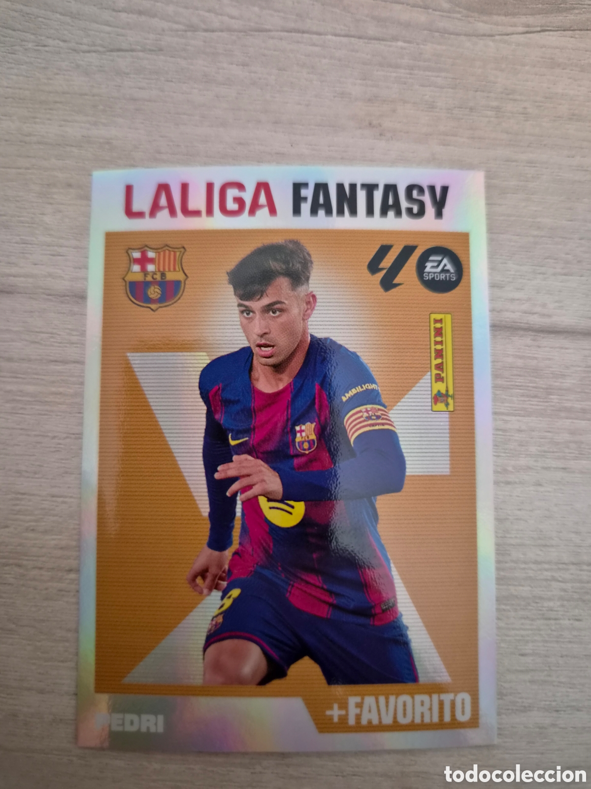Cromos de f&uacute;tbol: N&deg;7 La Liga Fantasy Pedri Liga Este 26/27