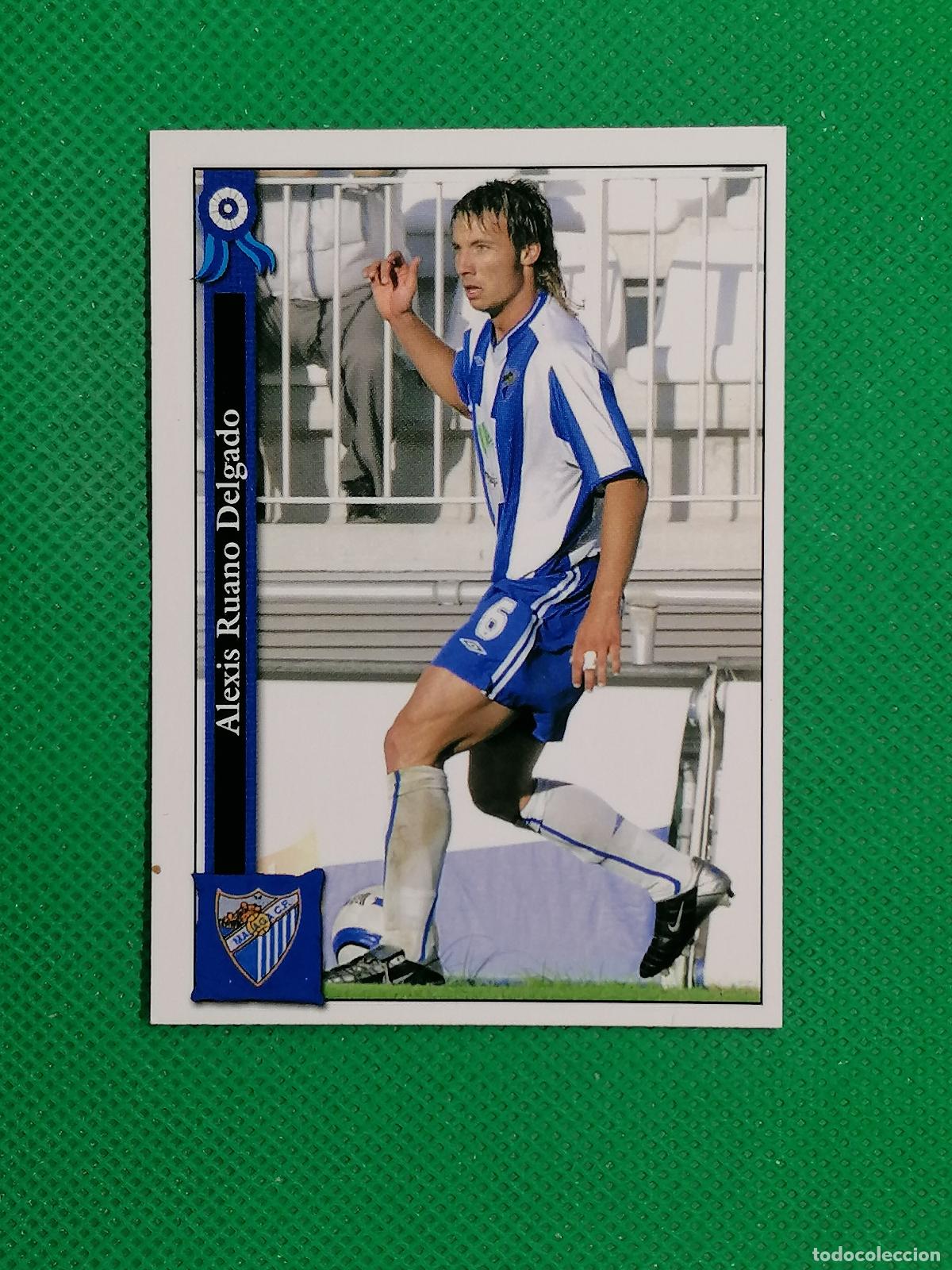 Cromos de f&uacute;tbol: 252 ALEXIS MALAGA ⚽ MUNDICROMO LAS FICHAS DE LA LIGA 05 06 2005 2006 ⚽