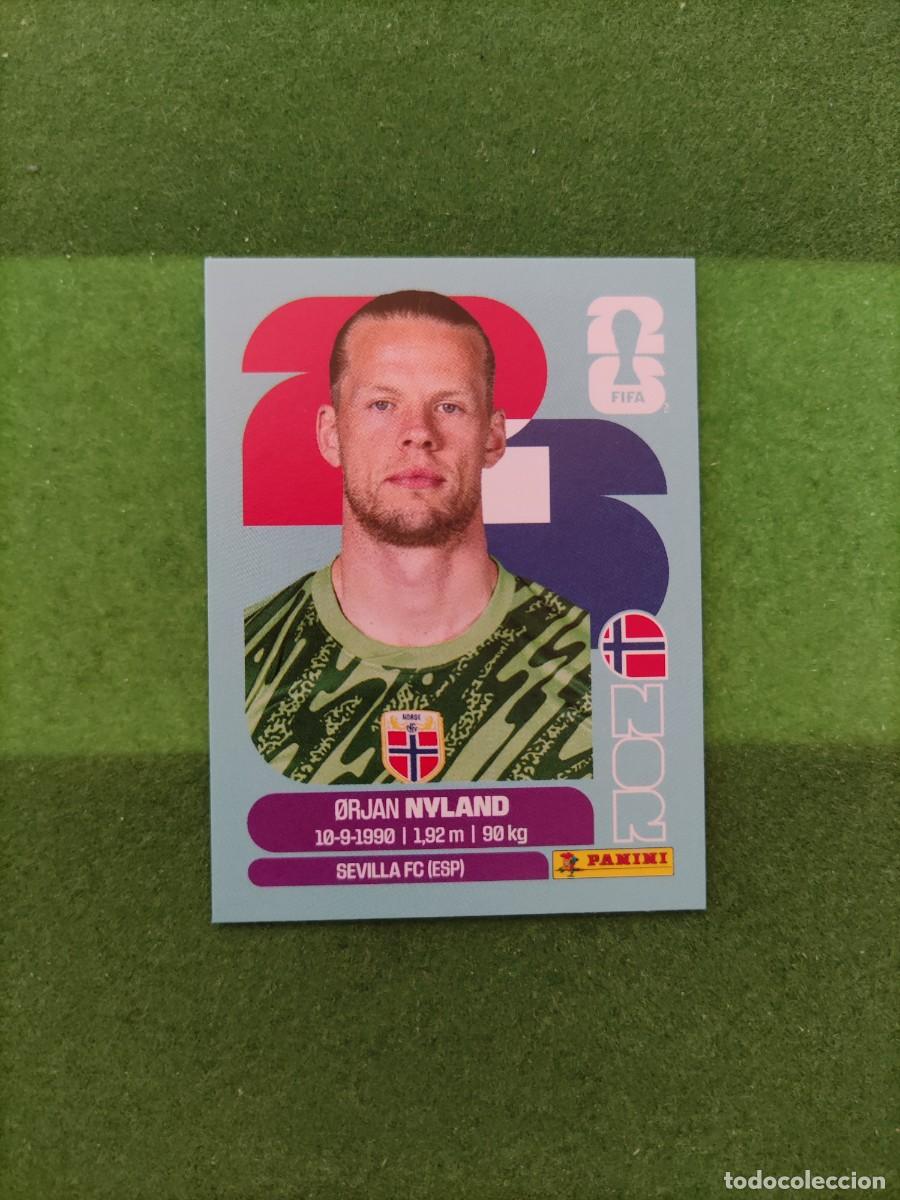 Cromos de f&uacute;tbol: Nyland Noruega NOR 2 Sticker Mundial 2026 FIFA World Cup / Sin pegar