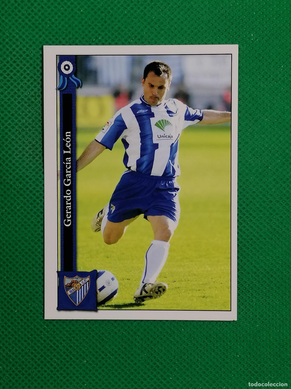 Cromos de f&uacute;tbol: 256 GERARDO MALAGA ⚽ MUNDICROMO LAS FICHAS DE LA LIGA 05 06 2005 2006 ⚽