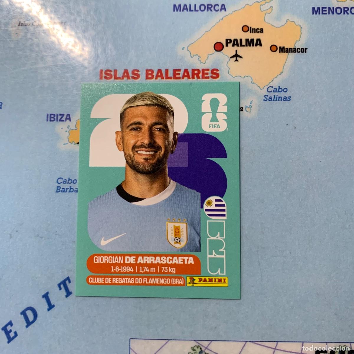 Cromos de f&uacute;tbol: Uruguay n&uacute;mero 11 cromo panini Mundial Fifa World Cup 2026