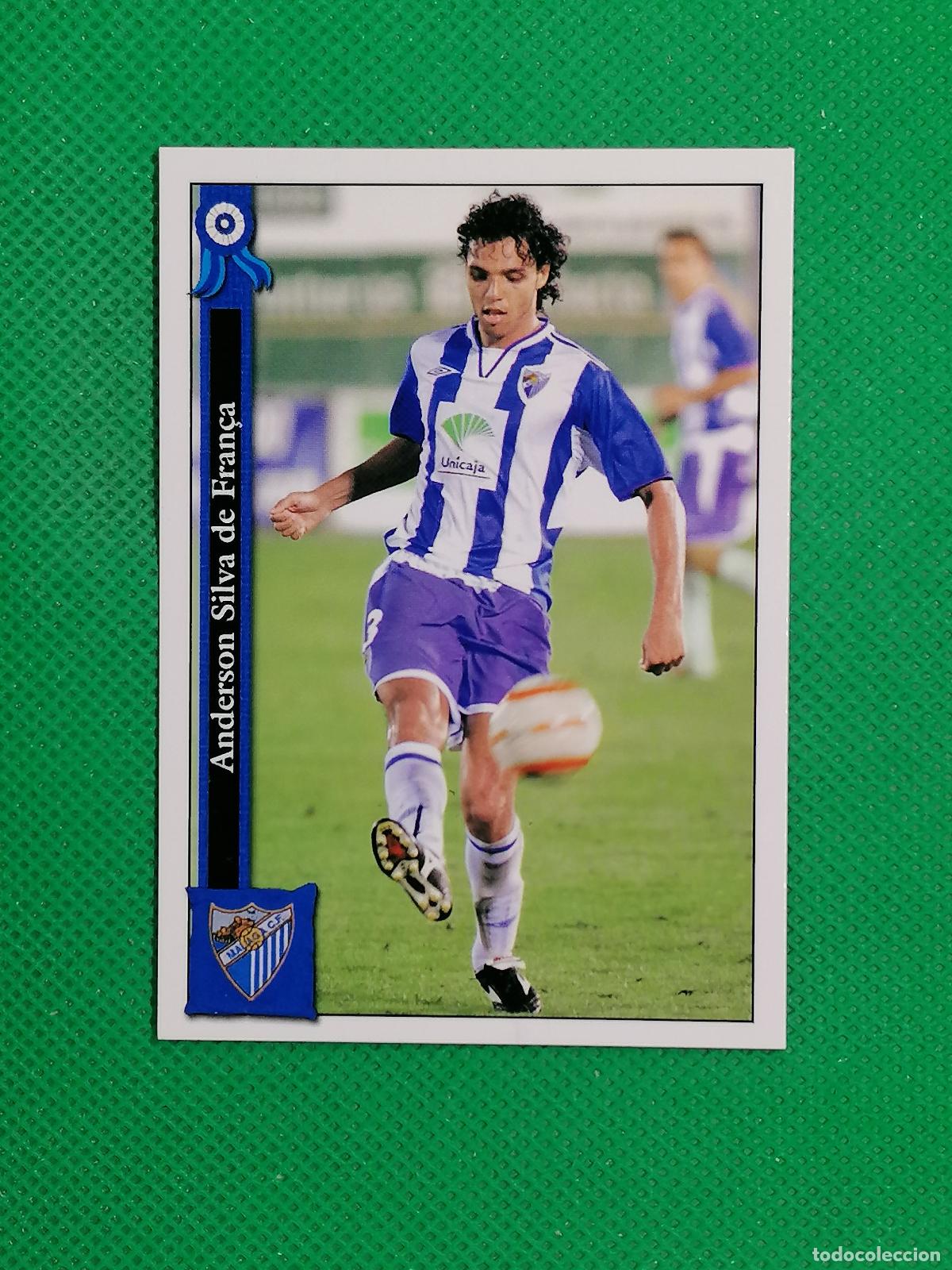 Cromos de f&uacute;tbol: 257 ANDERSON MALAGA ⚽ MUNDICROMO LAS FICHAS DE LA LIGA 05 06 2005 2006 ⚽