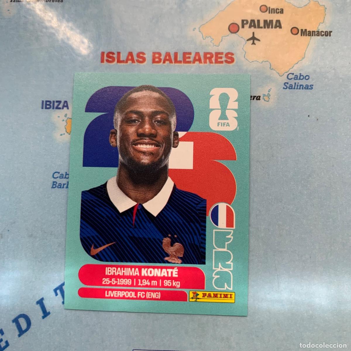 Cromos de f&uacute;tbol: Francia n&uacute;mero 6 cromo panini Mundial Fifa World Cup 2026