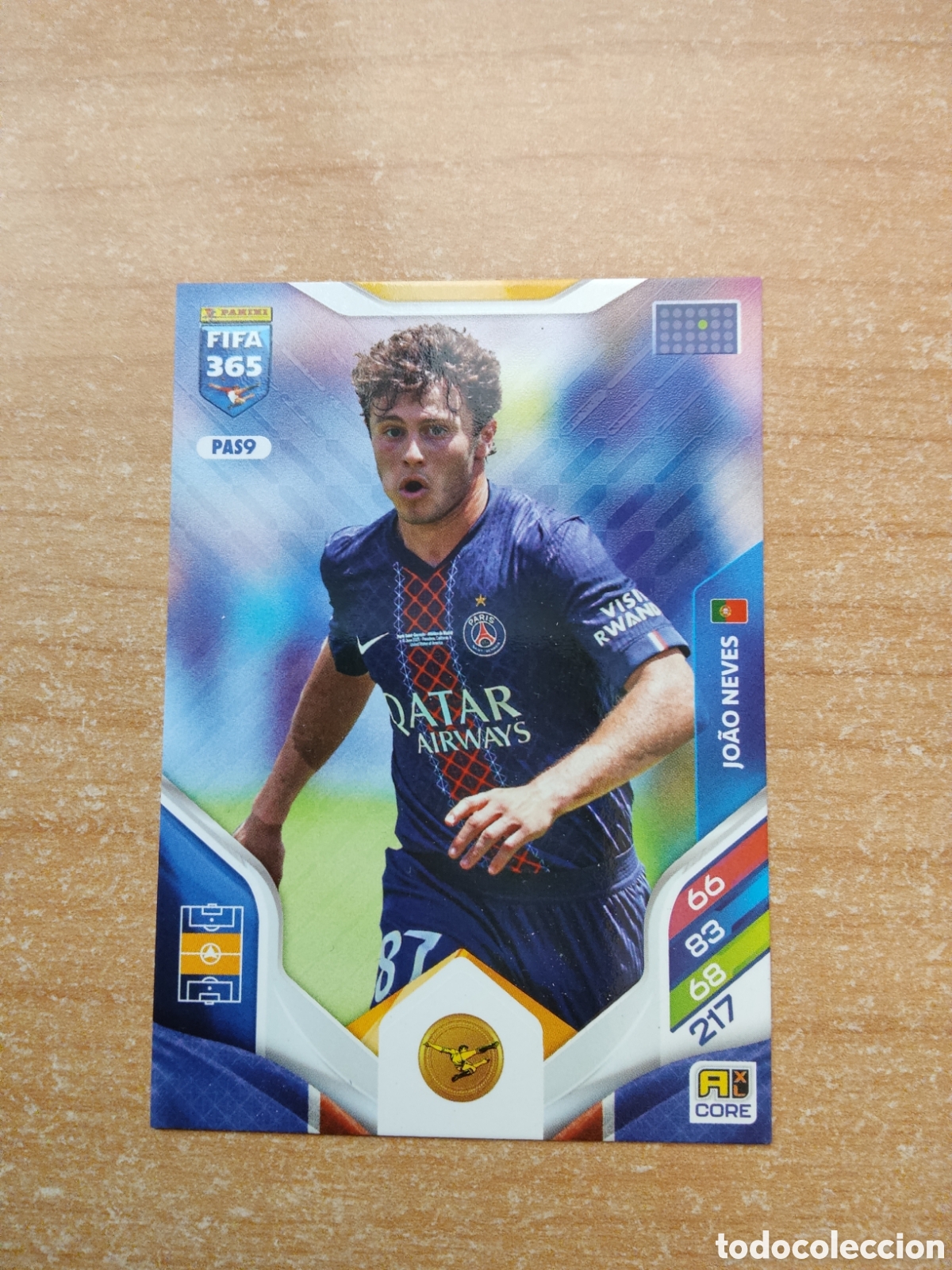 Figurine di Calcio: 9 JOAO NEVES PSG FIFA 365 ADRENALYN 2026