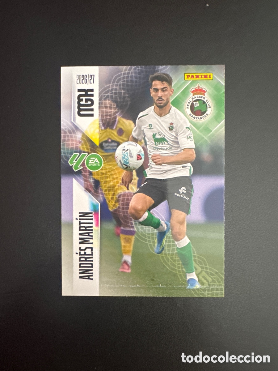 Cromos de f&uacute;tbol: ANDR&Eacute;S MART&Iacute;N RACING DE SANTANDER NUMERO 285 MEGACRACKS 2026 2027