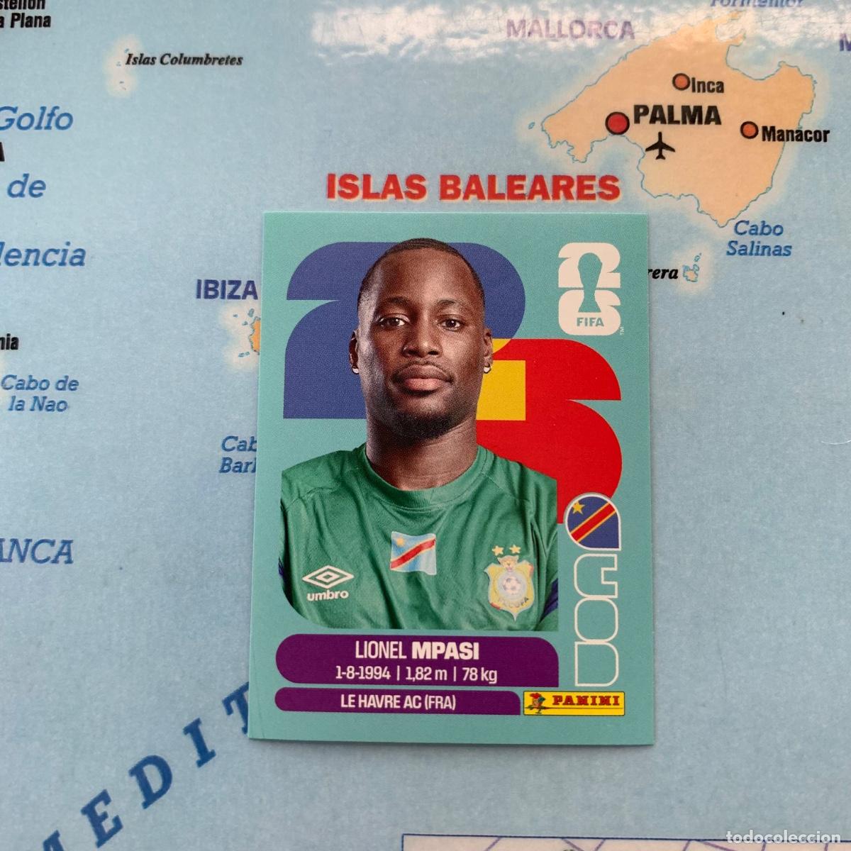 Cromos de f&uacute;tbol: Congo n&uacute;mero 2 cromo panini Mundial Fifa World Cup 2026