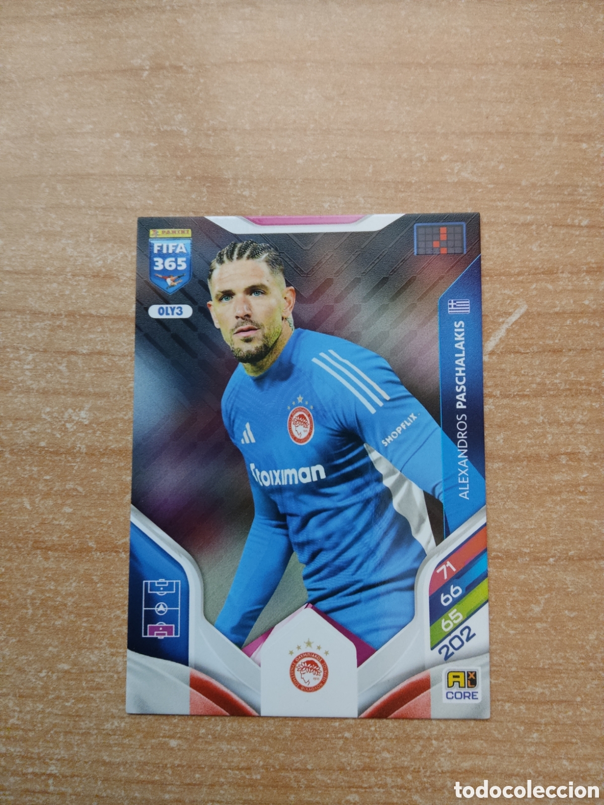 Figurine di Calcio: 3 PASCHALAKIS OLYMPIACOS FIFA 365 ADRENALYN 2026
