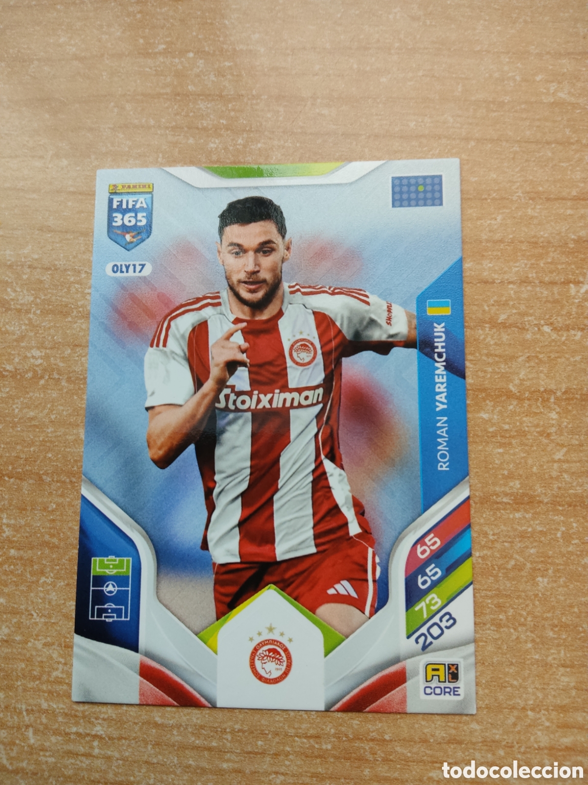 Figurine di Calcio: 17 YAREMCHUK OLYMPIACOS FIFA 365 ADRENALYN 2026