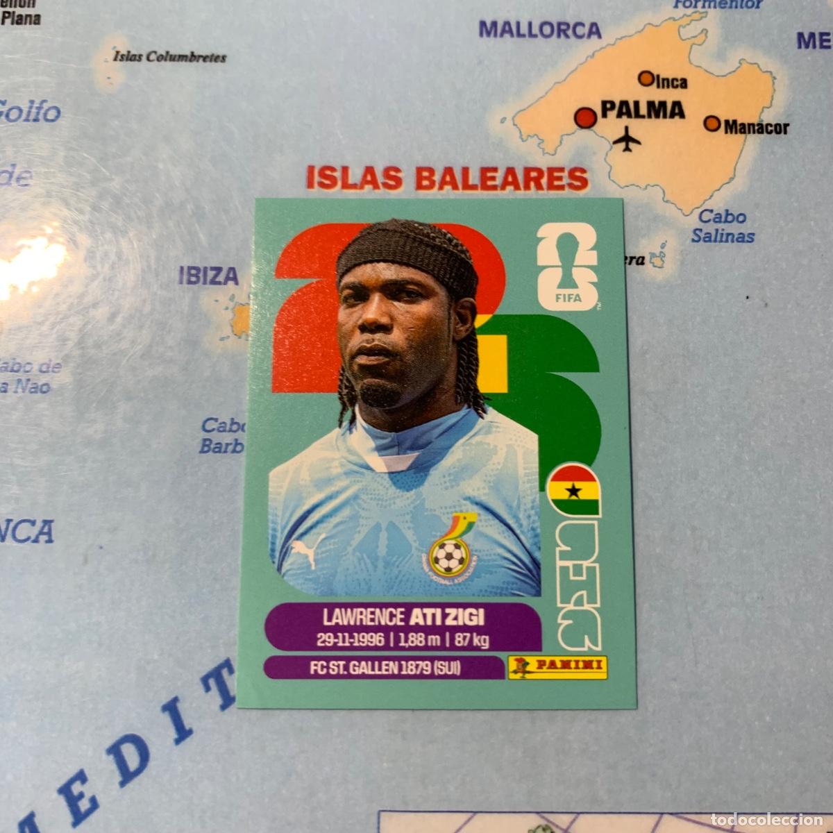 Figurine di Calcio: Ghana n&uacute;mero 2 cromo panini Mundial Fifa World Cup 2026