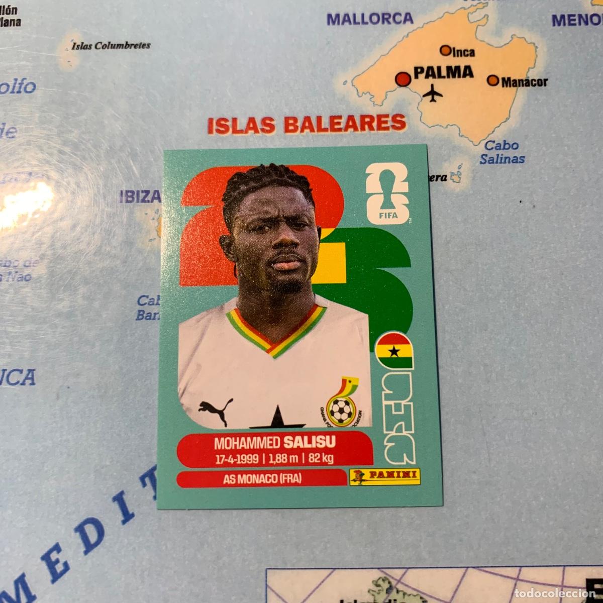 Figurine di Calcio: Ghana n&uacute;mero 4 cromo panini Mundial Fifa World Cup 2026