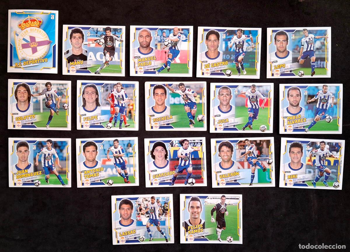 Figurine di Calcio: DEPORTIVO 17 cromos 2010-2011 Liga Colecciones Este