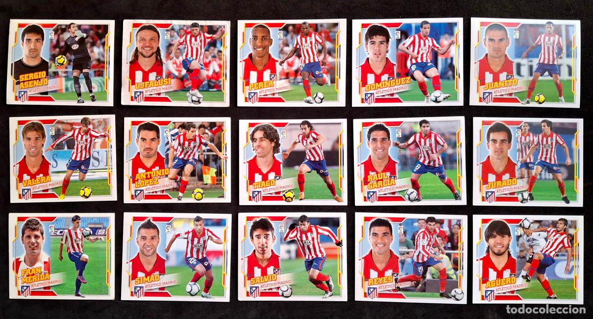 Figurine di Calcio: ATLETICO DE MADRID 15 cromos 2010-2011 Liga Colecciones Este