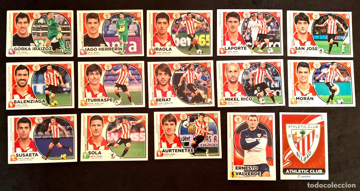 Cromos de Futebol: ATHLETIC DE BILBAO 15 cromos 2014-2015 Liga Colecciones Este